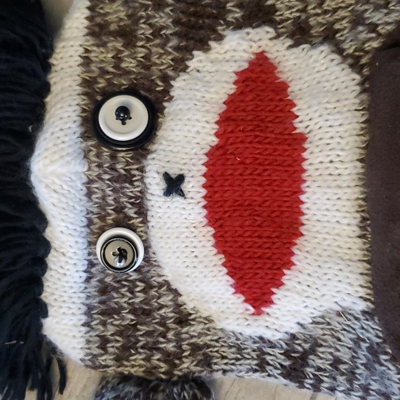 Sock monkey Nelson winter hat - Picture 2 of 4